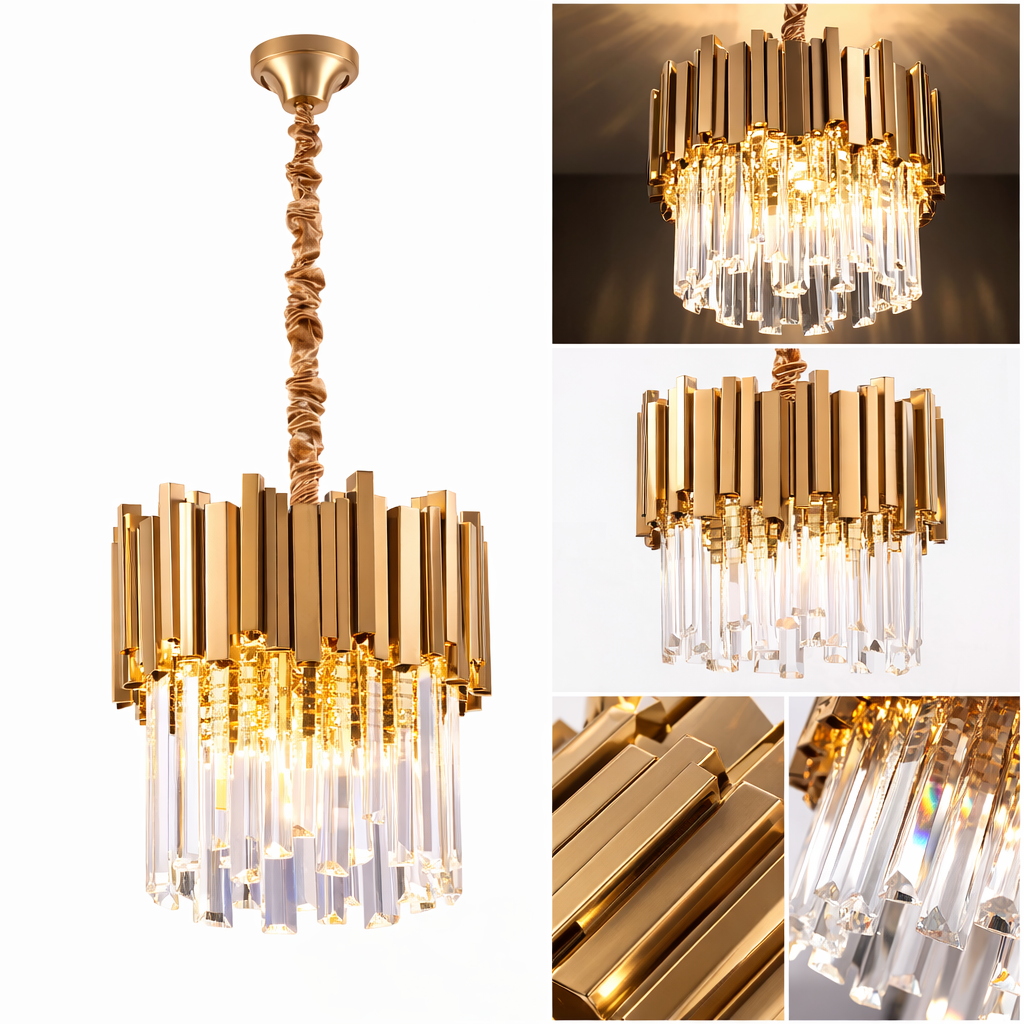 Elizabeth Modern Crystal Pendants