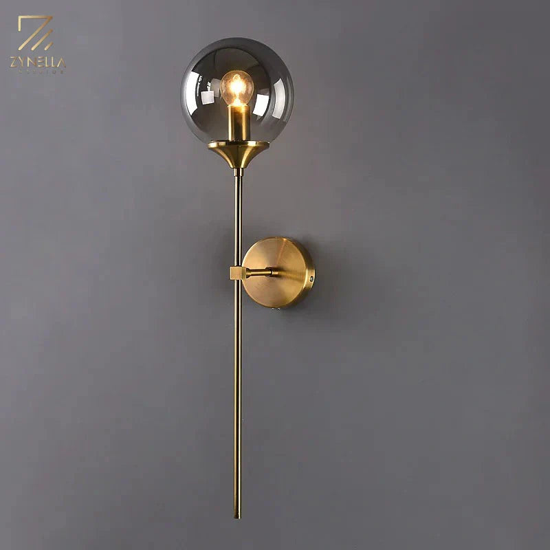 Eclipse Glass Ball Modern Wall Lamp