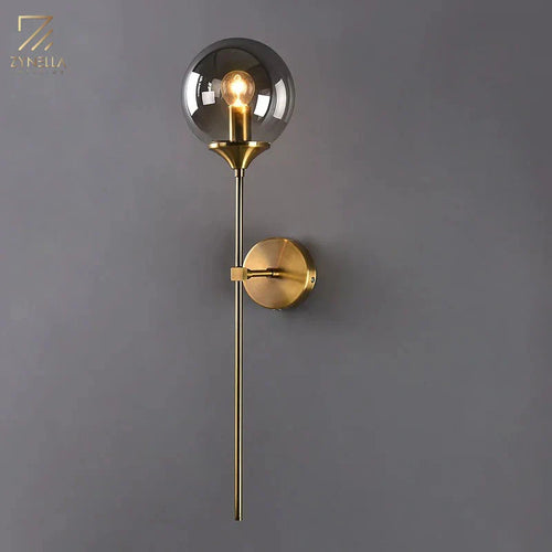 Eclipse Glass Ball Modern Wall Lamp