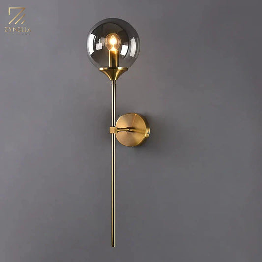 Eclipse Glass Ball Modern Wall Lamp