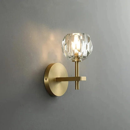 Ebony Crystal Classic Wall Lights