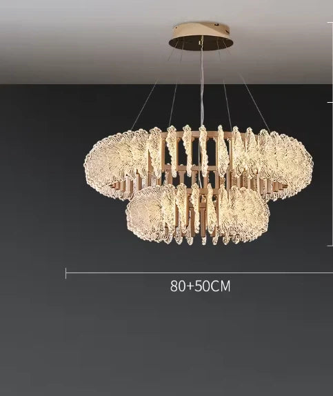 Acrylic LED Pendant Light – Soft Warm Light for Interiors