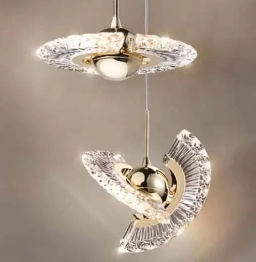 Acrylic Rod Close-Up – Luxury Mini LED Chandelier
