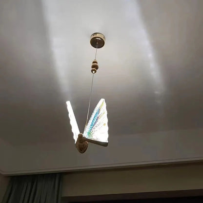 Bedroom ceiling light butterfly pattern