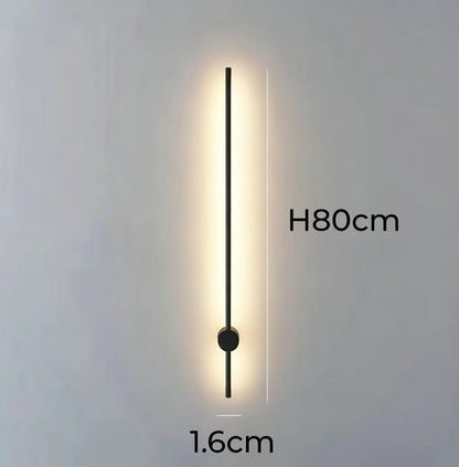 Bedroom modern brass wall lamp