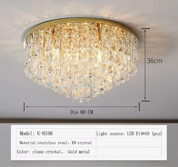 Mayfair K9 Crystal Lamp