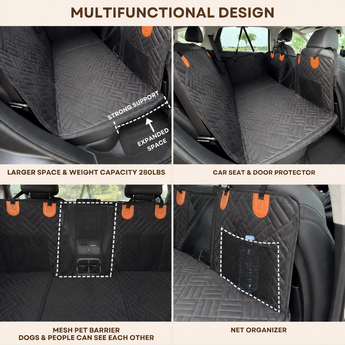 PAWNIMATES  Hard Bottom Car Seat Protector
