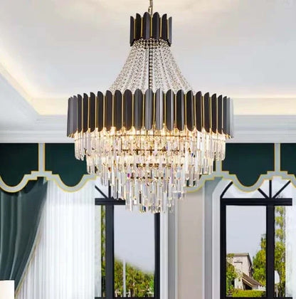 Celine Chandelier Up & Down Lighting Effect