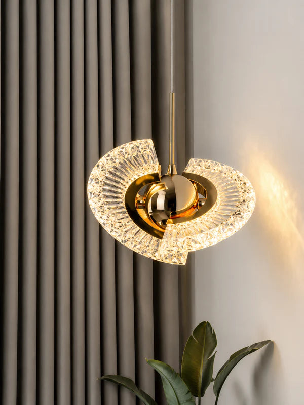 Zynella Mini Acrylic LED Pendant Chandelier