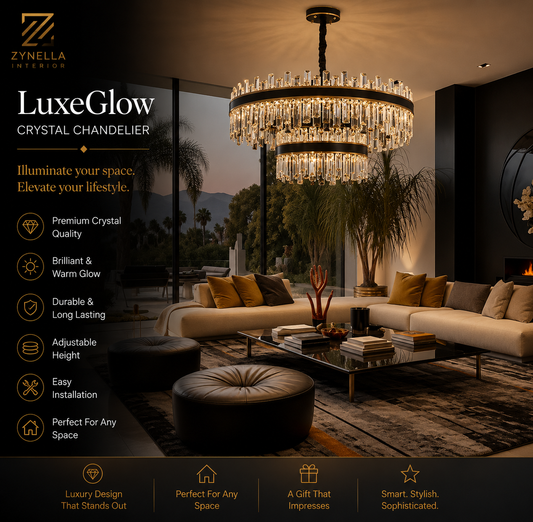 Ayah Collection Modern Luxury Chandelier | Zynella Interior
