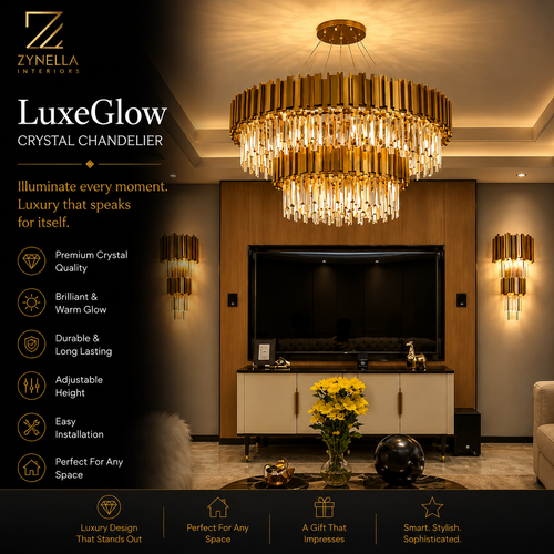 Queen Elizabeth Modern Scandinavian Chandelier | Zynella Interior