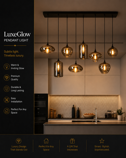 Freya Glass Chandelier