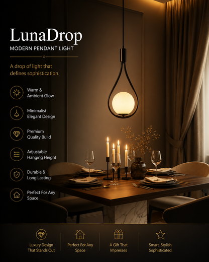 Droplet Antique Pendant