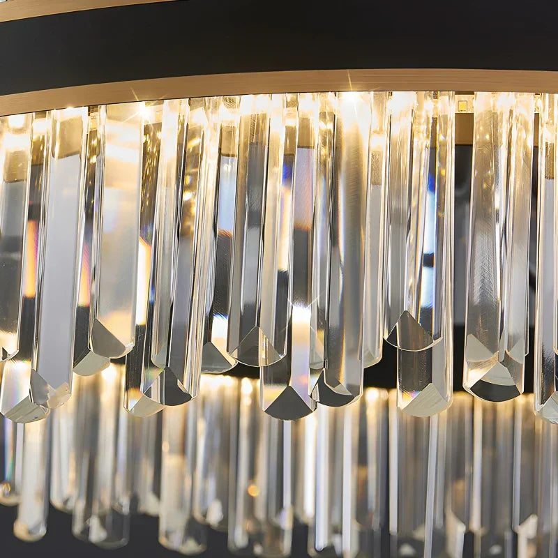Clear crystal pendant for home interior
