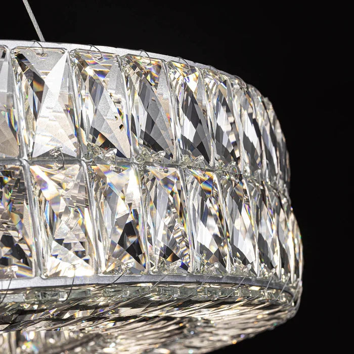 Contemporary crystal LED ceiling design