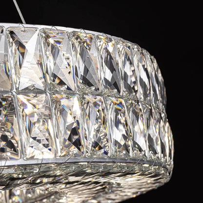 Contemporary crystal LED ceiling design