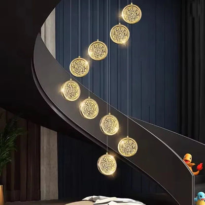 Crystal LED Nordic pendant lighting