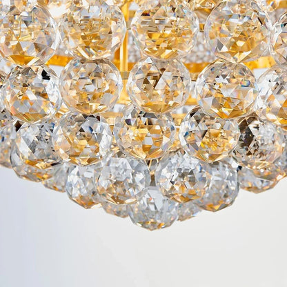 Crystal LED pendant round design