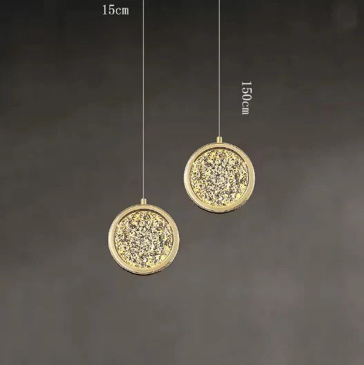Crystal pendant Nordic interior light