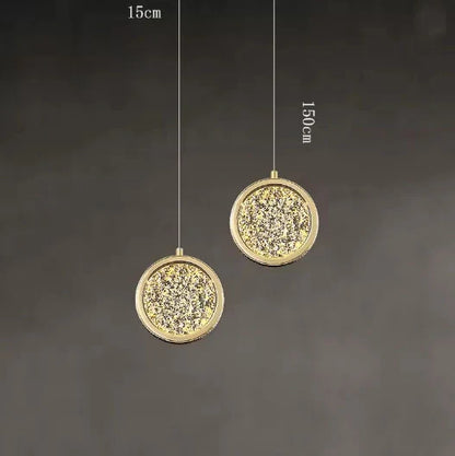Crystal pendant Nordic interior light