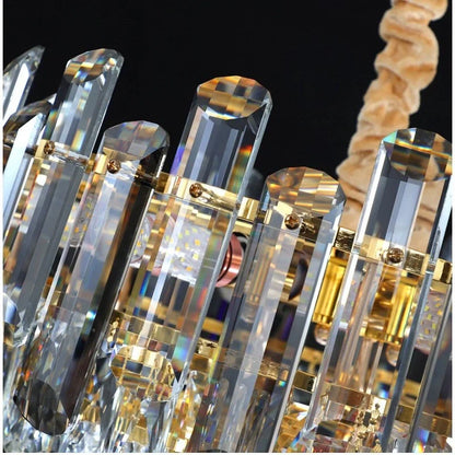 Crystal pendant lamp for living room decor