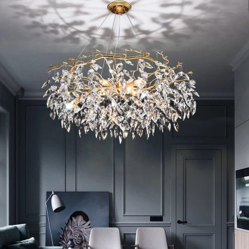 European Luxury Chandelier Modern  Handcrafted Artisan Ceiling Light - Zynella