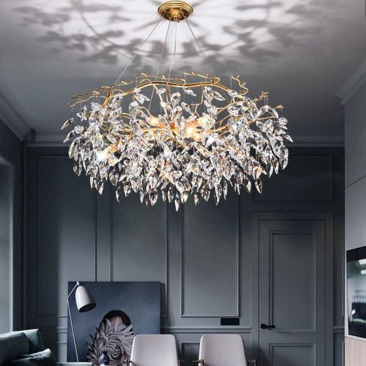 European Luxury Chandelier Modern  Handcrafted Artisan Ceiling Light - Zynella