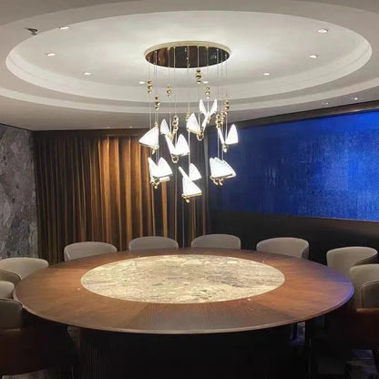 Decorative LED butterfly ceiling lamp