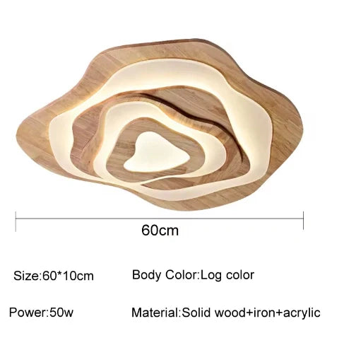 Eco-friendly wooden rattan pendant fixture