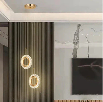 Elegant Warm White LED Bedside Pendant – Modern Interior Lighting