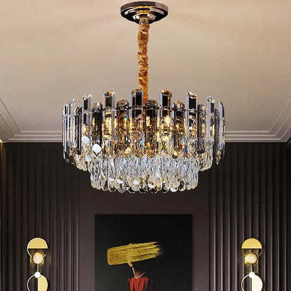 Elegant crystal pendant lighting for home