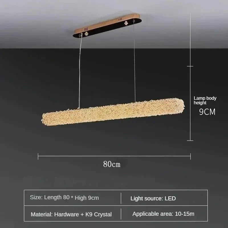 Elegant silver & gold crystal chandelier