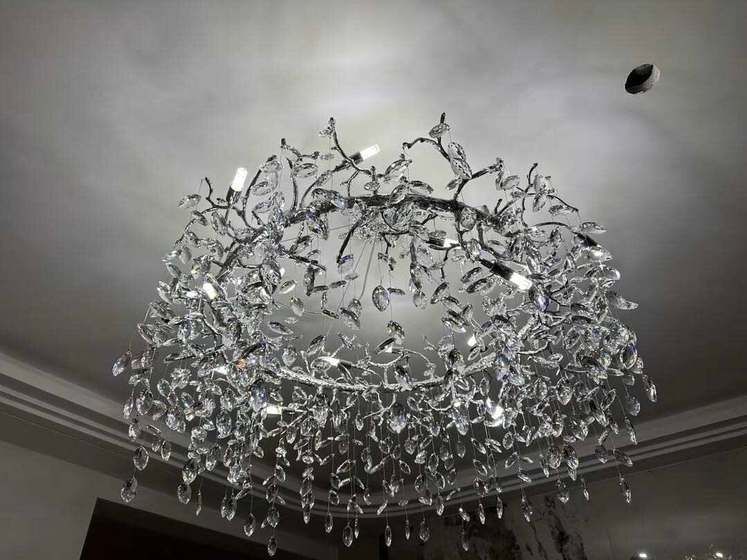 Zynella Chrome Branch Chandelier
