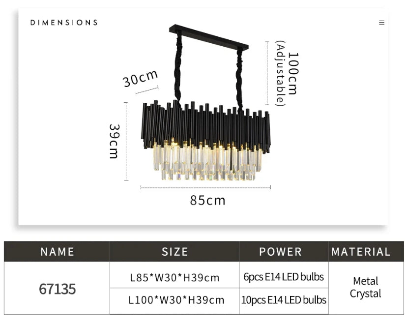 Maximus Crystal Chandelier Collection | Zynella Interior