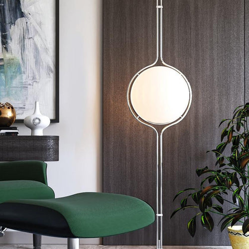 Halo Beam Floor To Ceiling Modern Lamp