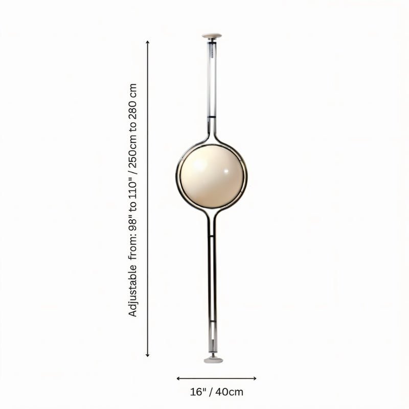 Halo Beam Floor To Ceiling Modern Lamp