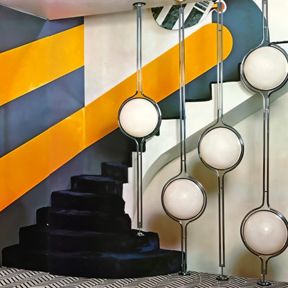 Halo Beam Floor To Ceiling Modern Lamp