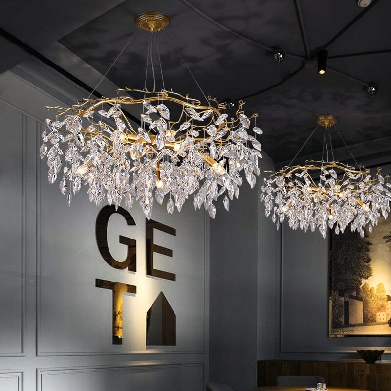 European Luxury Chandelier Modern  Handcrafted Artisan Ceiling Light - Zynella