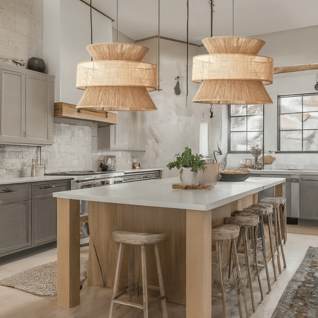 Zynella Hemp Rope  Wabi Sabi  Chandelier