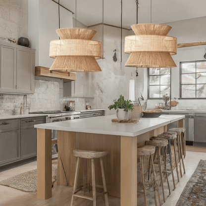 Zynella Hemp Rope  Wabi Sabi  Chandelier
