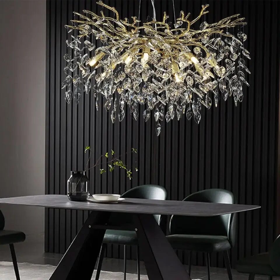 Zynella Chrome Branch Chandelier