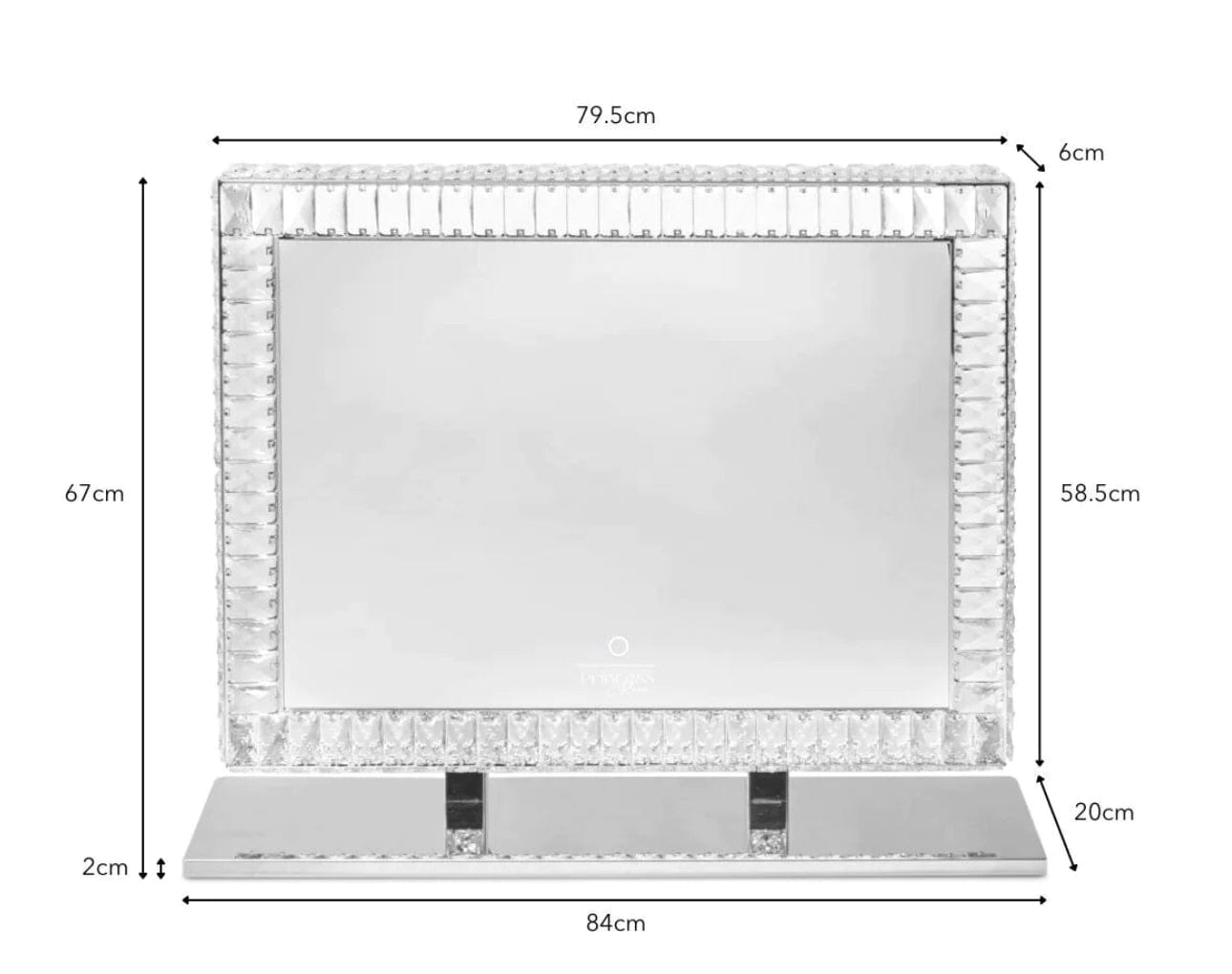 Zynella Vanity Elegant Mirror