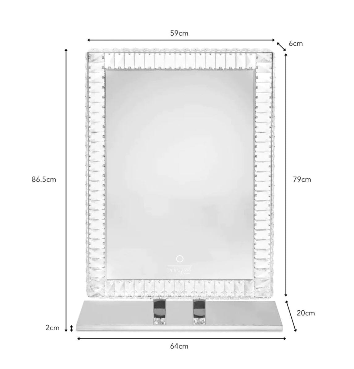 Zynella Vanity Elegant Mirror