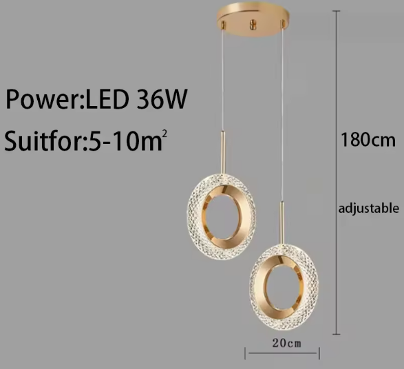 Installed LED Pendant Light – Modern Bedside & Hallway Setup