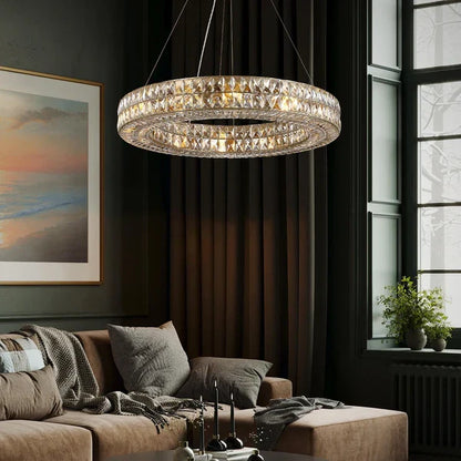 K9 crystal LED chandelier for living room