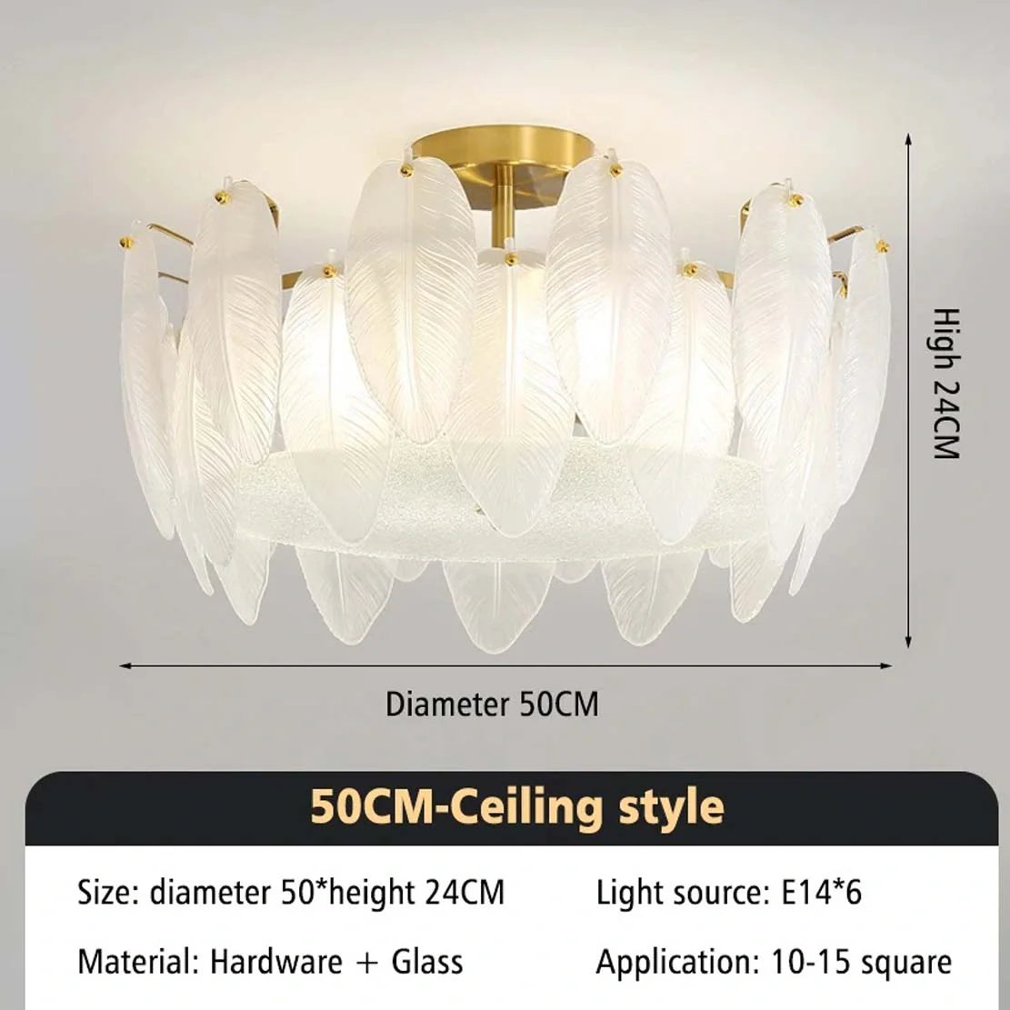 LED alloy ceiling light fixture