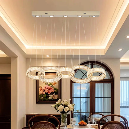 LED crystal ceiling chandelier modern design