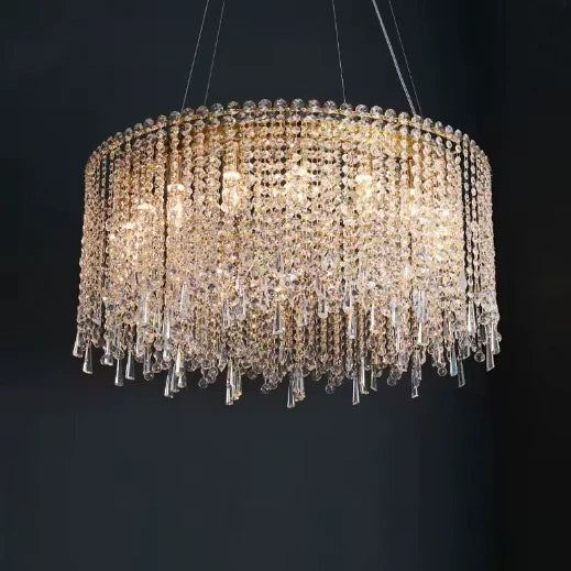 LED crystal chandelier for dining space