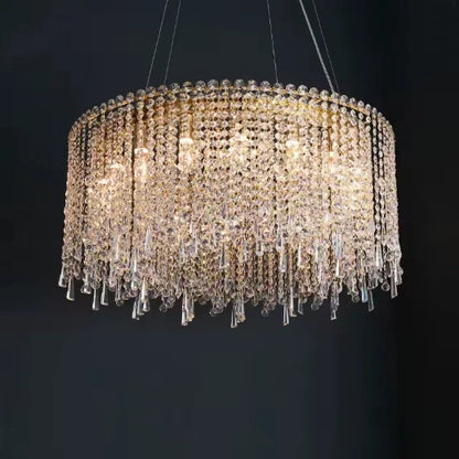 LED crystal chandelier for dining space