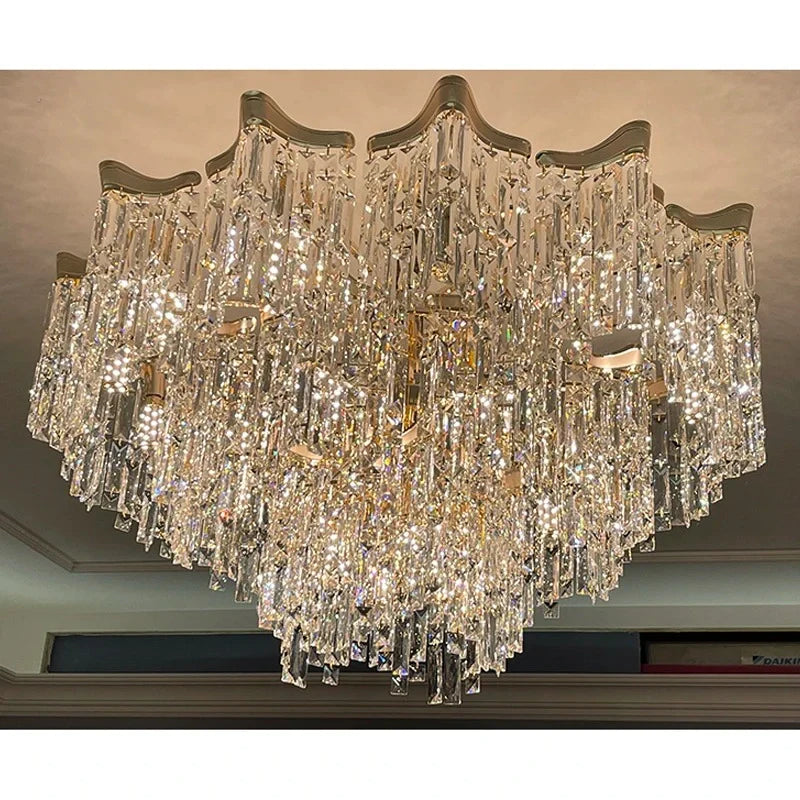 LED crystal pendant light design